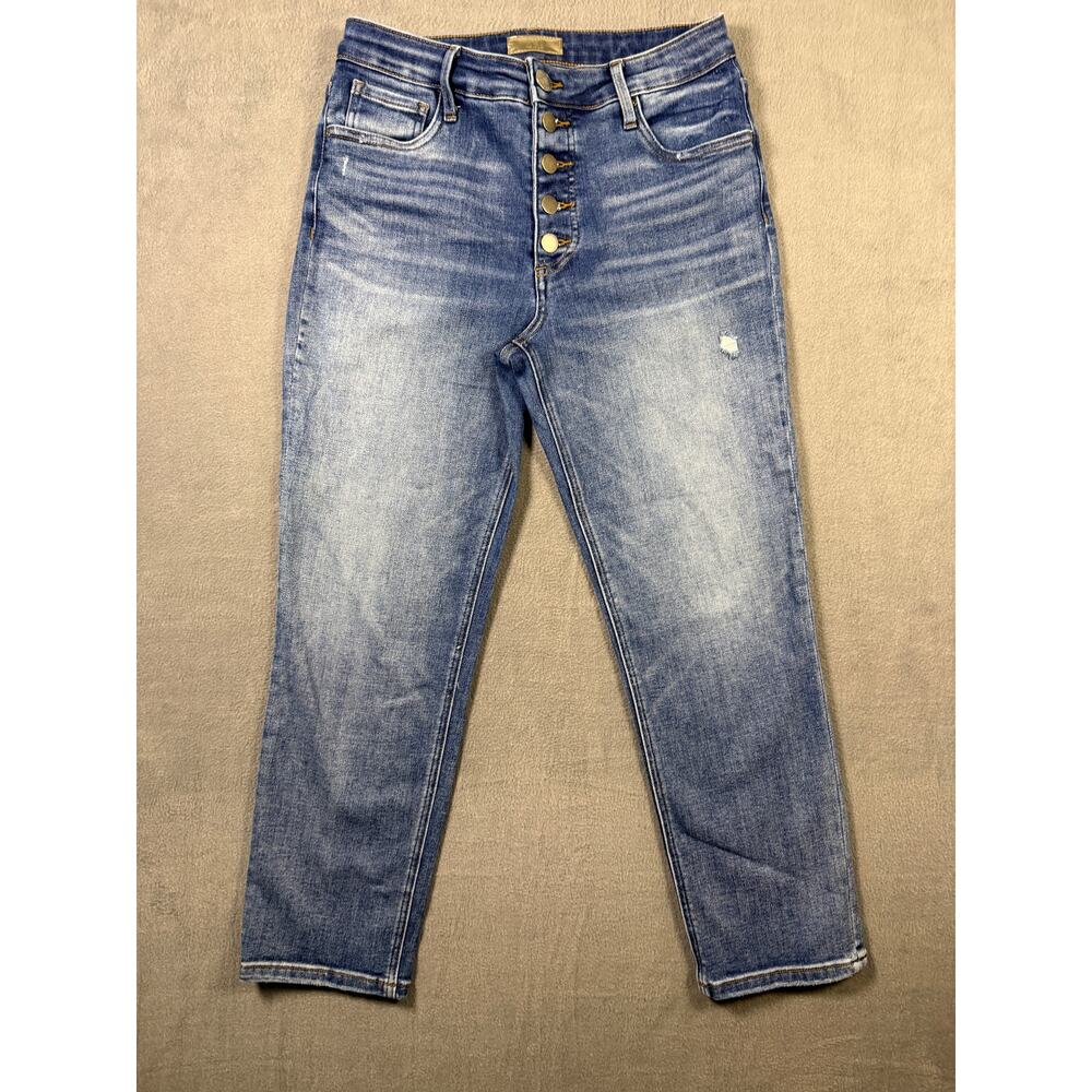 Kut from the Kloth Women's Straight Ankle Jeans Size 6 Button Fly